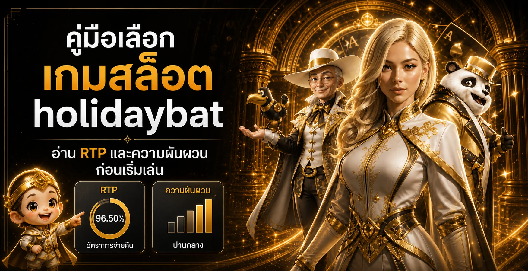 holidaybat | คู่มือเลือกสล็อต อ่าน RTP และความผันผวน